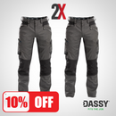 2× Radne hlače Helix + Helix - 10% popusta (iste boje)