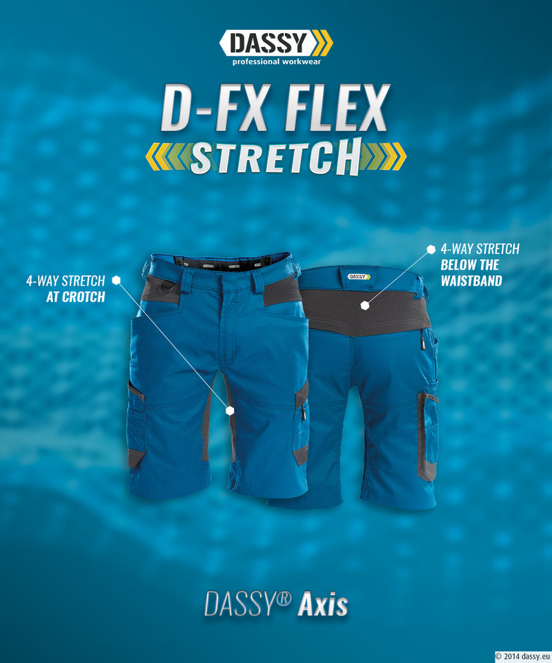 Kratke radne hlače DASSY® AXIS 