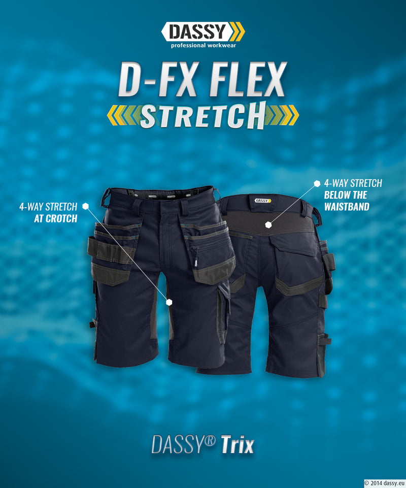 Kratke radne hlače DASSY Trix 